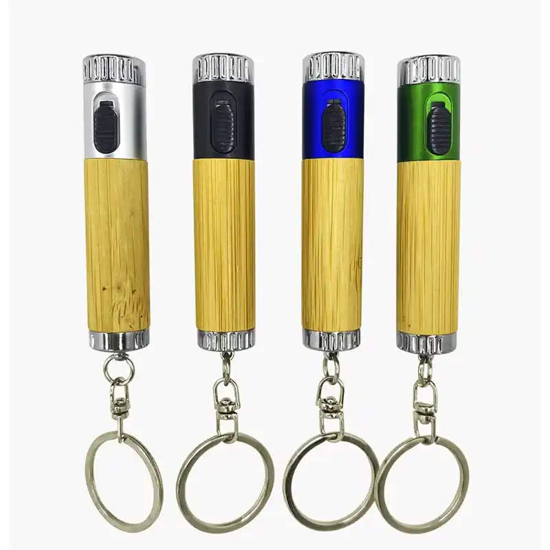 Linterna plástico con bambú